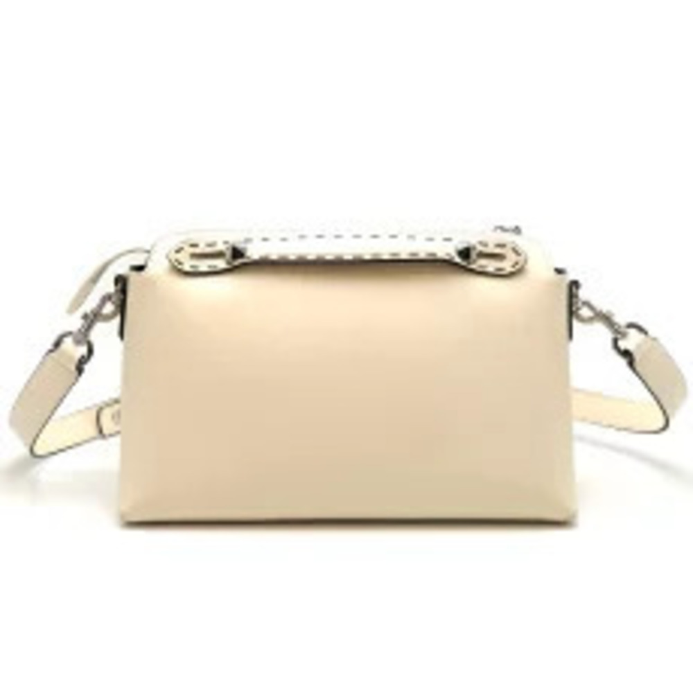 Fendi Ivory The White White By Leather Bag Ice Shoulder Way White